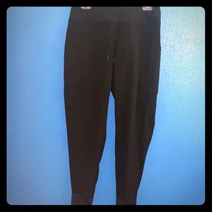 Black Athletic Pants. Fresh. Size- S
